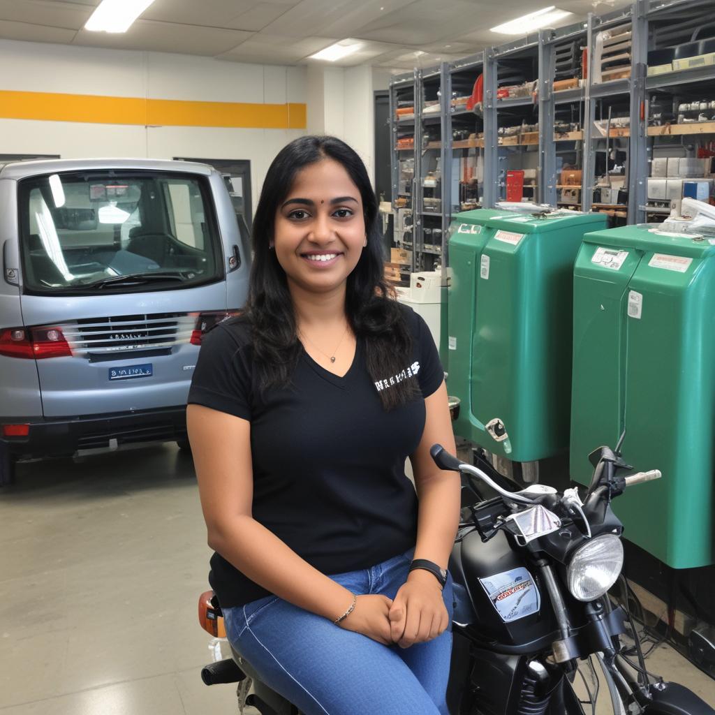 Successful ElectroRide dealer Priya Patel